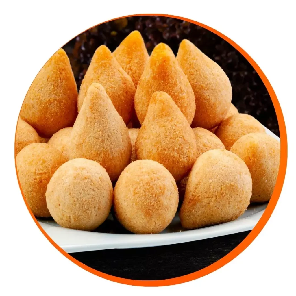 mini coxinhas